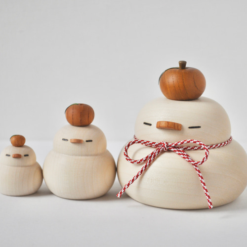 大きいおそなえドリ 鏡餅 木工房 千舟 通販 18465437｜Creema(クリーマ