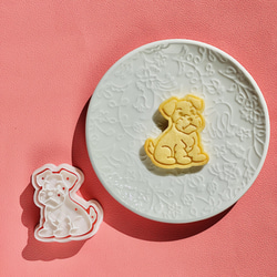 クッキー型　シュナウザー　お座り 1枚目の画像