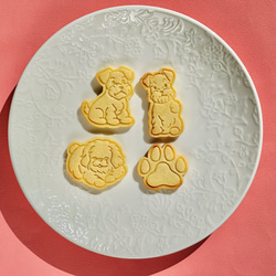 クッキー型　シュナウザー　お座り 2枚目の画像