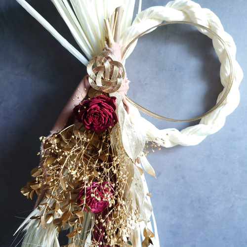 Circ 2025 new year【しめ縄飾り・スワッグ】WhiteGold『超早割祭2024