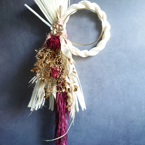 Circ 2025 new year【しめ縄飾り・スワッグ】WhiteGold『超早割祭2024