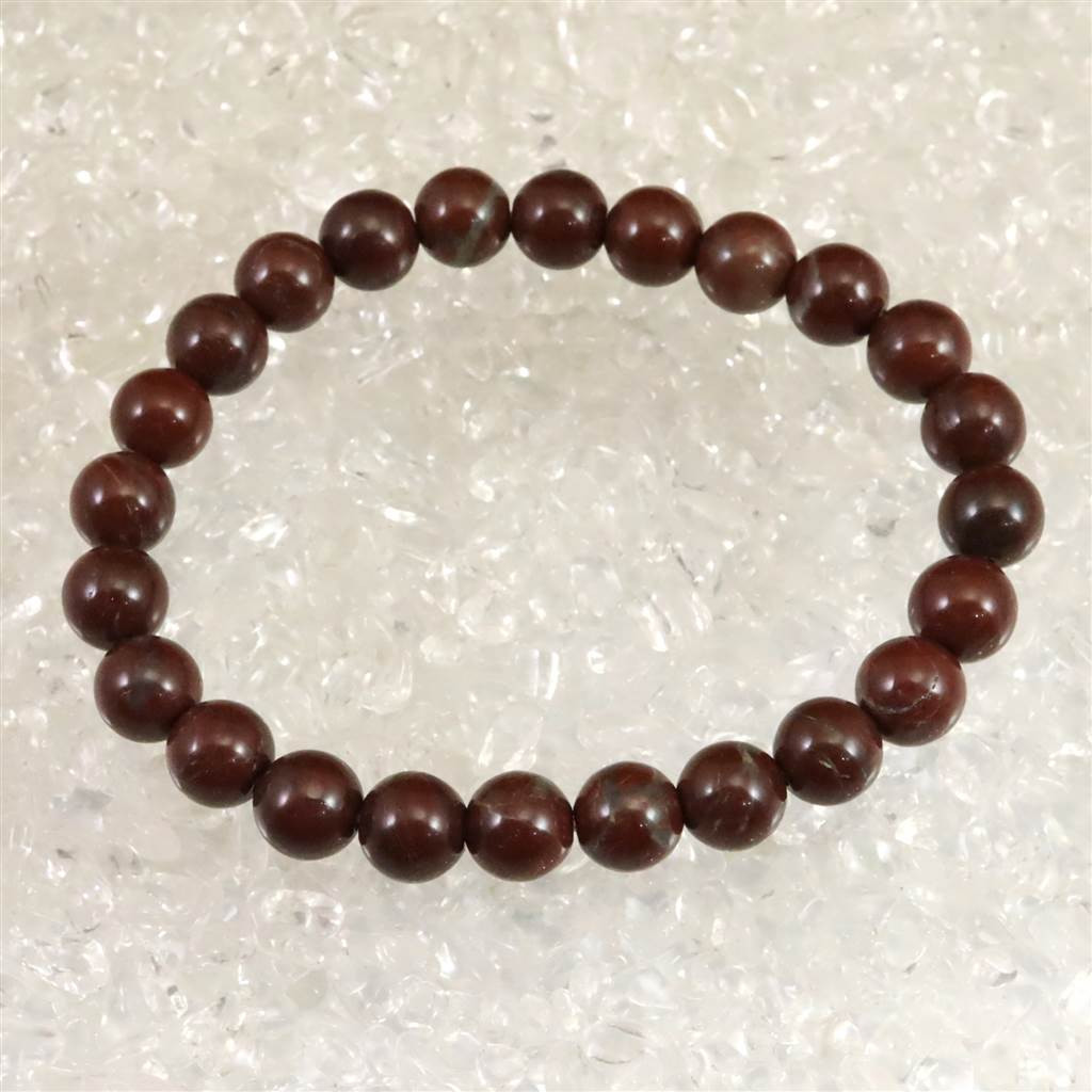 佐渡　赤玉石　8mmブレスレット　 18.2ｇ #71343