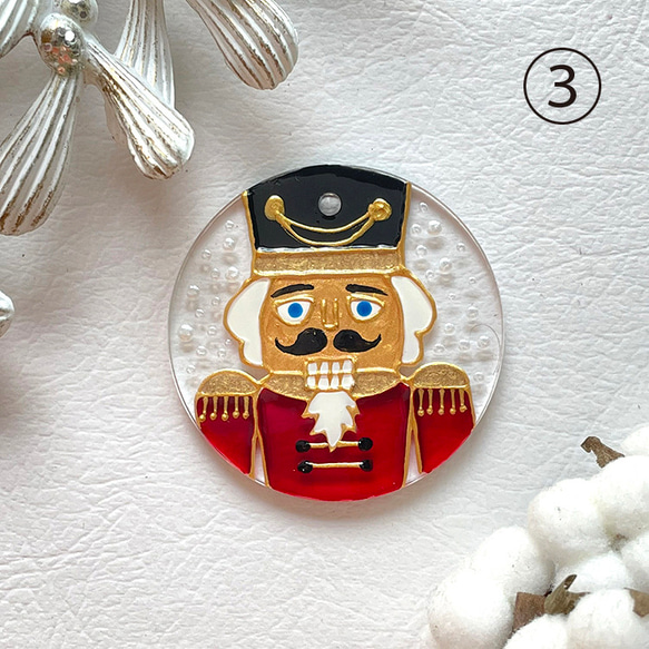 煌めくXmasオーナメント アクリル5cm 4枚目の画像