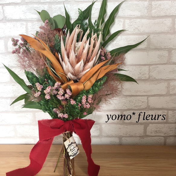 専用＊プロテア&スモークツリー ドライフラワースワッグ 専用