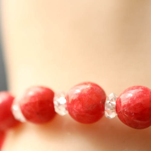 ☆プレミアムブレス☆希少：アメリカ産☆…☆ロードナイトシリカ：約8