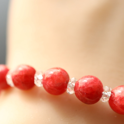 ☆プレミアムブレス☆希少：アメリカ産☆…☆ロードナイトシリカ：約8