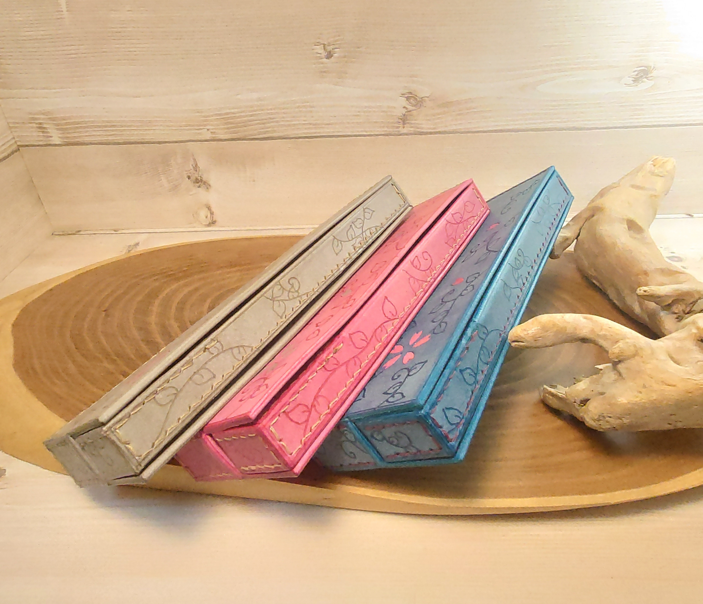 桜の箱型ペンケース