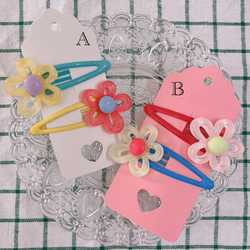 出産祝い キッズアクセサリー お花 ハンドメイド 誕生日 お祝い プチ