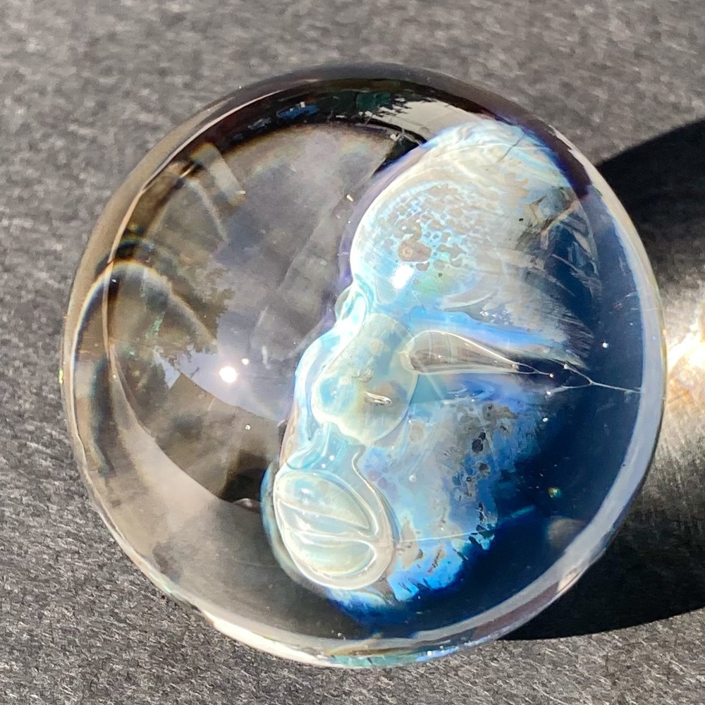 Fume Glass Implosion Marble ボロシリケイトガラス マーブル WITR4