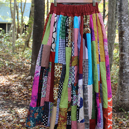 最終価格　カネコイサオ　パッチワークスカート 最終価格 カネコイサオ パッチワークスカート 【公式通販】