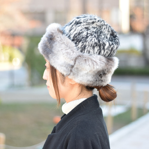 Acrom- ファー折り返しワッチ № 123606 レディース帽子 キャップ LeMix