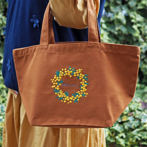 ミモザ ラベンダー トートバッグS 誕生日プレゼント 女友達 プレゼント