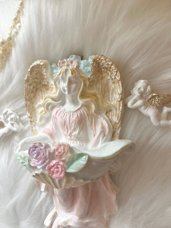 受注制作］New 天使の御使❤︎ ベニティエ聖水盤 アロマポット 天使の