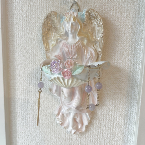 受注制作］New 天使の御使❤︎ ベニティエ聖水盤 アロマポット 天使の