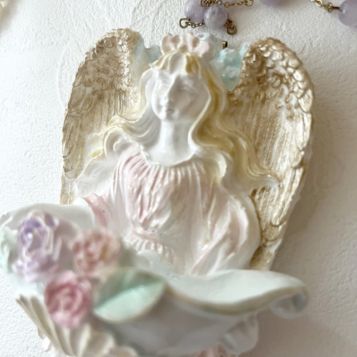 受注制作］New 天使の御使❤︎ ベニティエ聖水盤 アロマポット 天使の