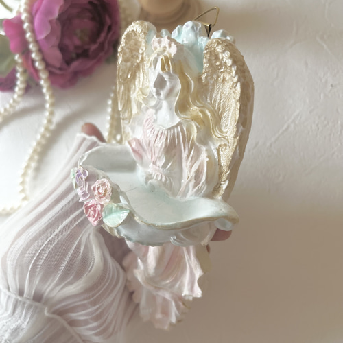 受注制作］New 天使の御使❤︎ ベニティエ聖水盤 アロマポット 天使の