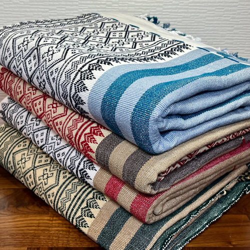 マルチクロス マルチカバー ミャンマー民族の伝統的な模様をモチーフ