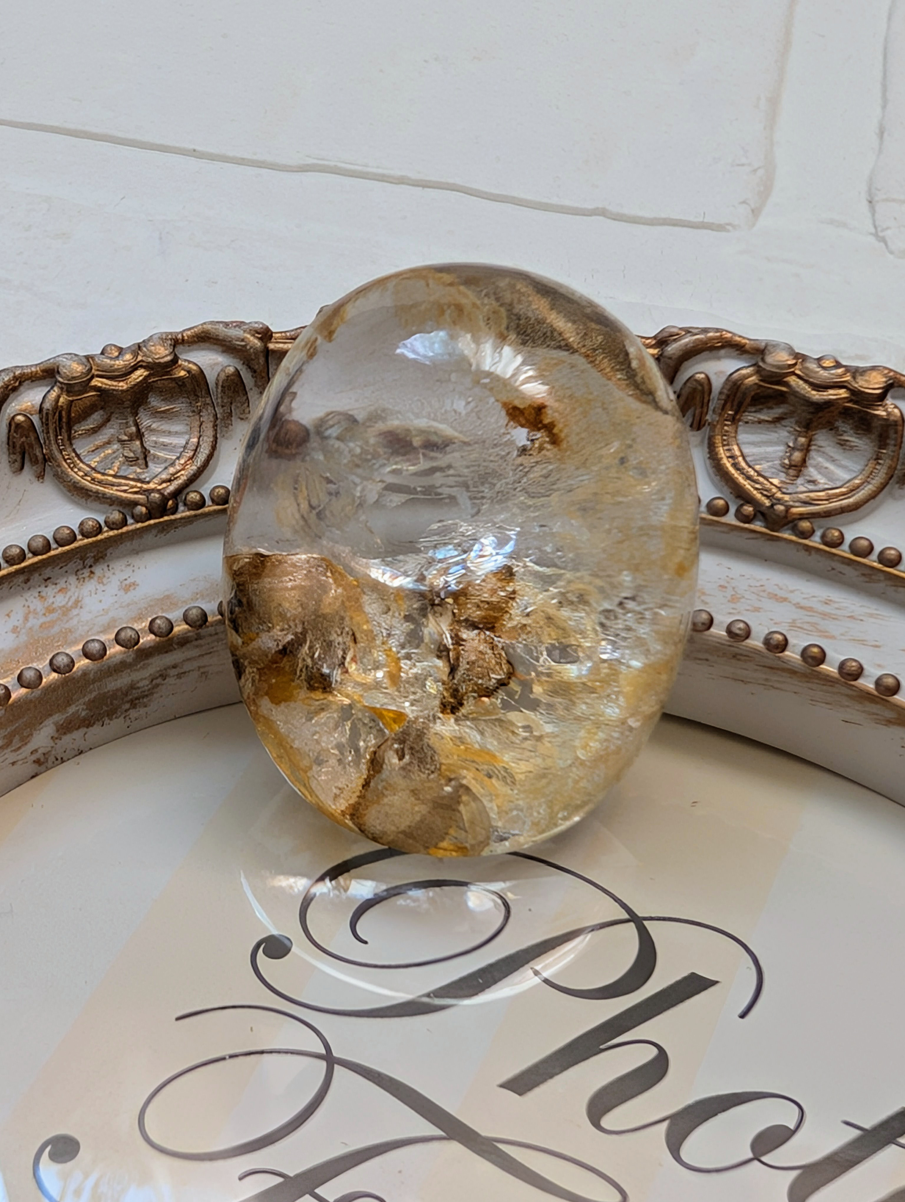 キラキライエロー　ガーデンクォーツ　ミァンマー産　ルース