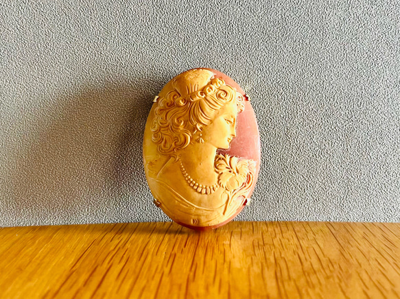 アンティーク？　ビンテージ？　断捨離　ブローチ？　カメオ？ カメオ Cameo アンティーク ヴィンテージ 2WAY ブローチ&ペンダント