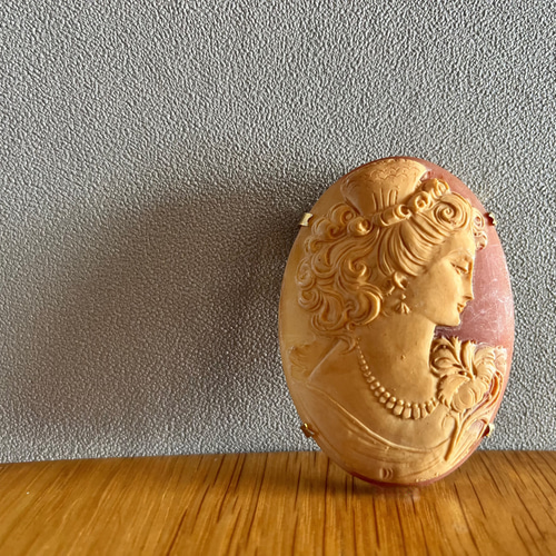 カメオ Cameo アンティーク ヴィンテージ 2WAY ブローチ&ペンダント