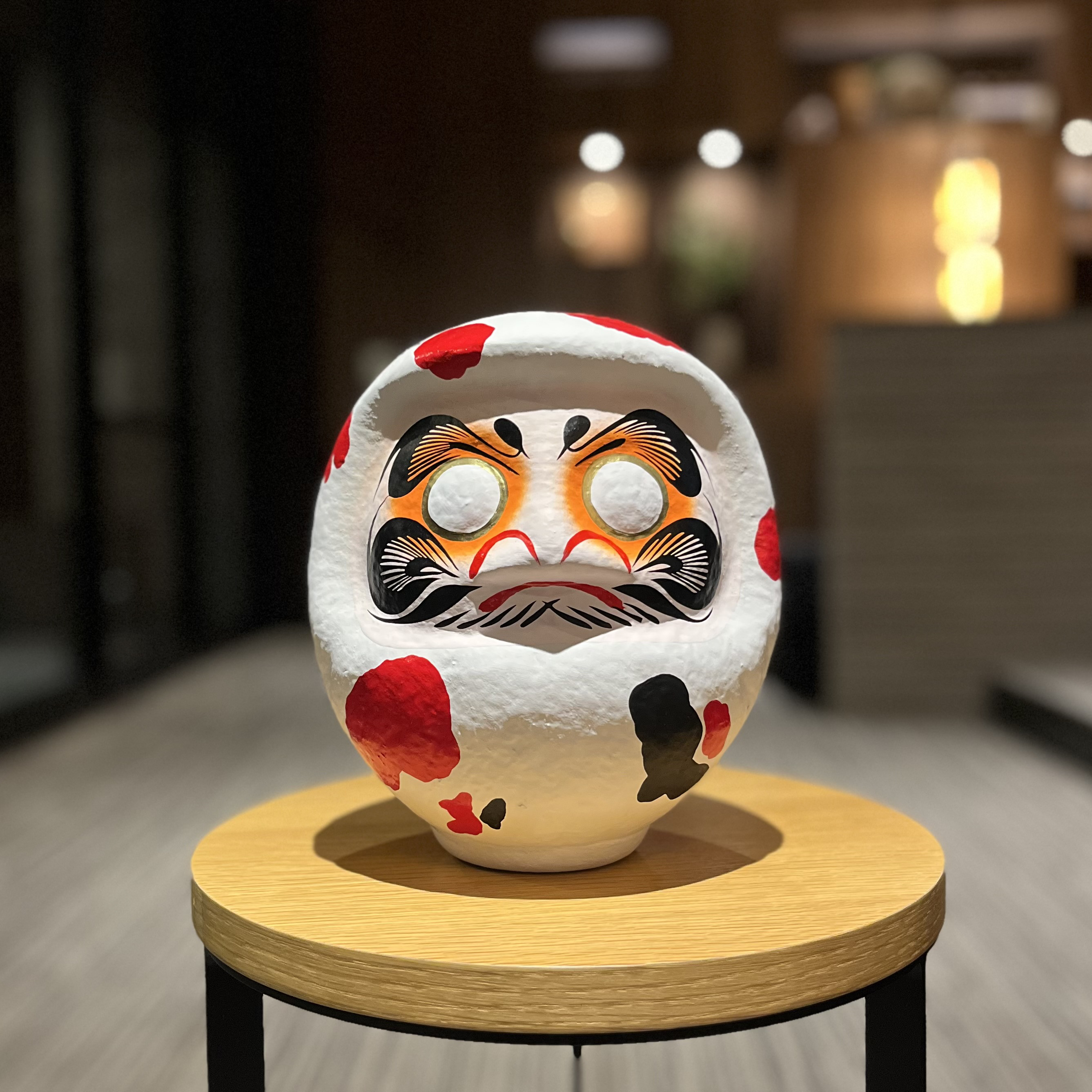 アート達磨 錦鯉》だるま インテリア達磨 縁起物 一点物 DARUMA