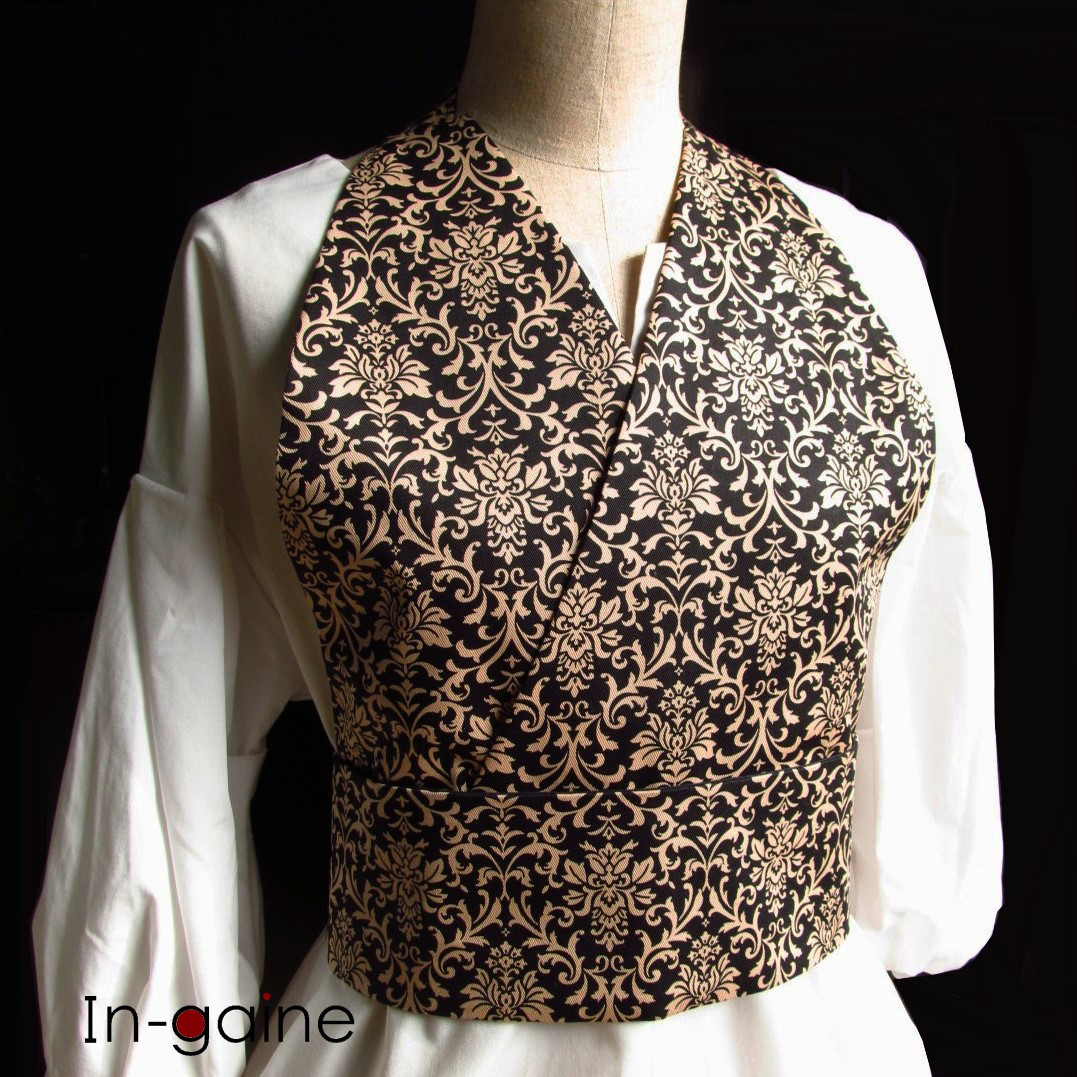 【稽古着】茶道用稽古着(ダマスク柄)KK-016DB