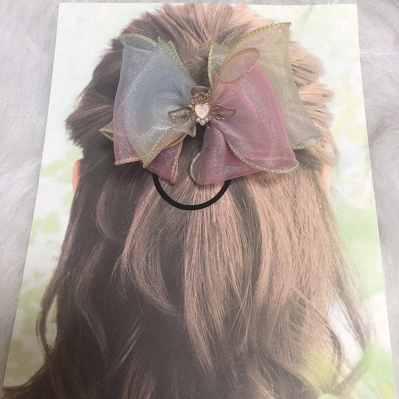 ♡ハンドメイド♡ヘアゴムリボン セール】ハンドメイドリボンヘアゴム 10個入りセット（ヘアゴム