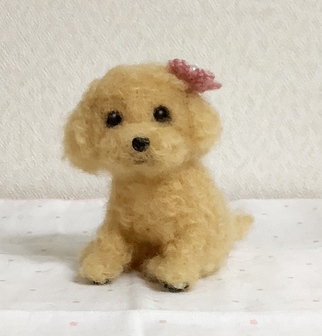 羊毛フェルト トイプードル