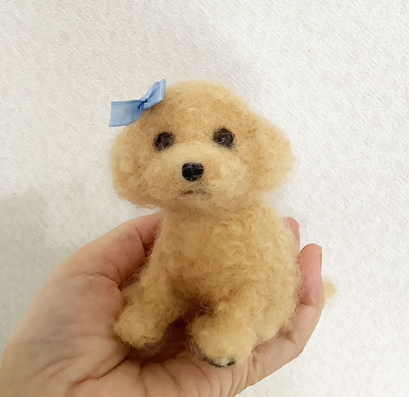 ★ kyss⭐︎プロフ必読★羊毛フェルト【トイプードル】犬　オーダー　マック ☆ kyss⭐︎プロフ必読様専用☆羊毛フェルト【トイプードル】犬