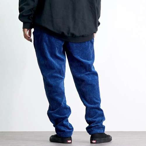 コーデュロイキャンプワークパンツ/ブルー/遠州織物 ロングパンツ