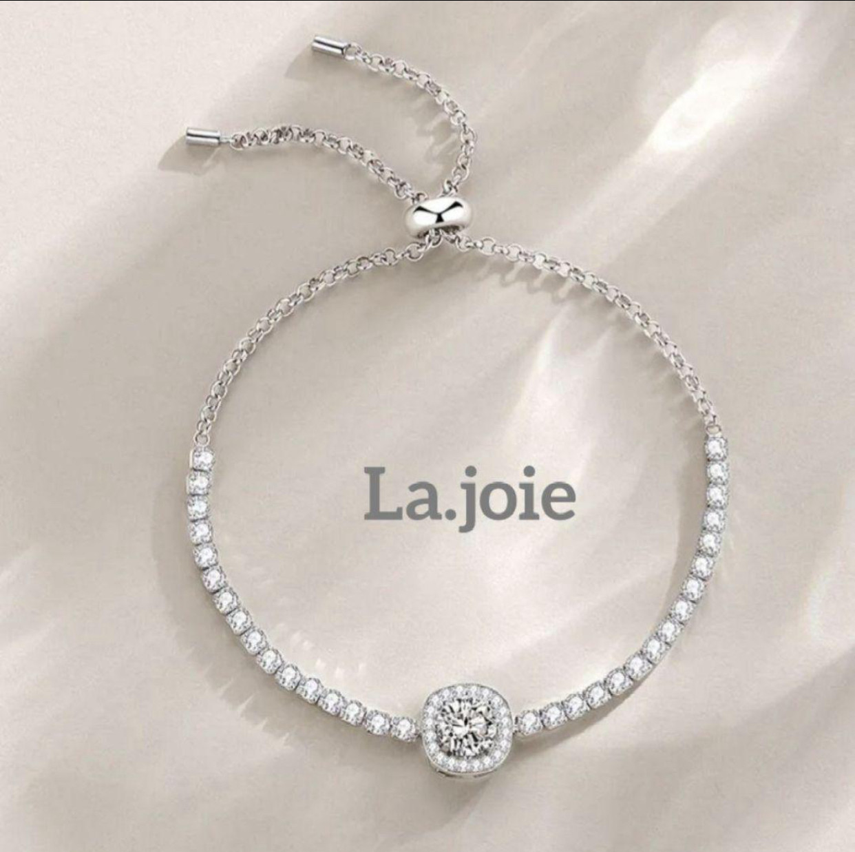 最高品質 モアサナイト （1ct） 人工ダイヤ チャーム ブレスレット