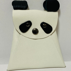 パンダの革小物 1枚目の画像