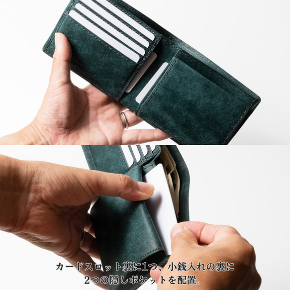 二つ折り財布 classico クラシコ・プエブロ 4枚目の画像