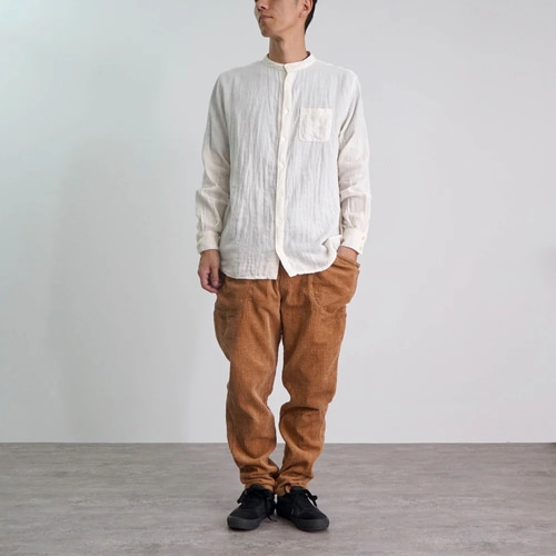 uzuiro コーデュロイ キャンプワークパンツ/ブラック/ 着用歴数回 コーデュロイキャンプワークパンツ/ブラック/遠州織物