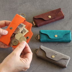 わん。 手縫いのハンドメイド薄型コインケース30 allhand-coincase_23.jpg?