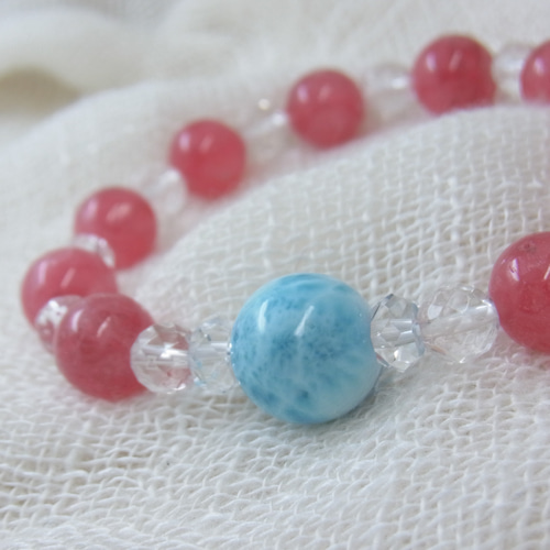 ♡美 大玉 ラリマー インカローズ♡大粒はやはり目を惹きます♡愛と引  