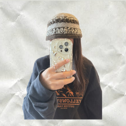 クロシェハット クラッシャーハット 男女兼用 ニット帽・ビーニー ami