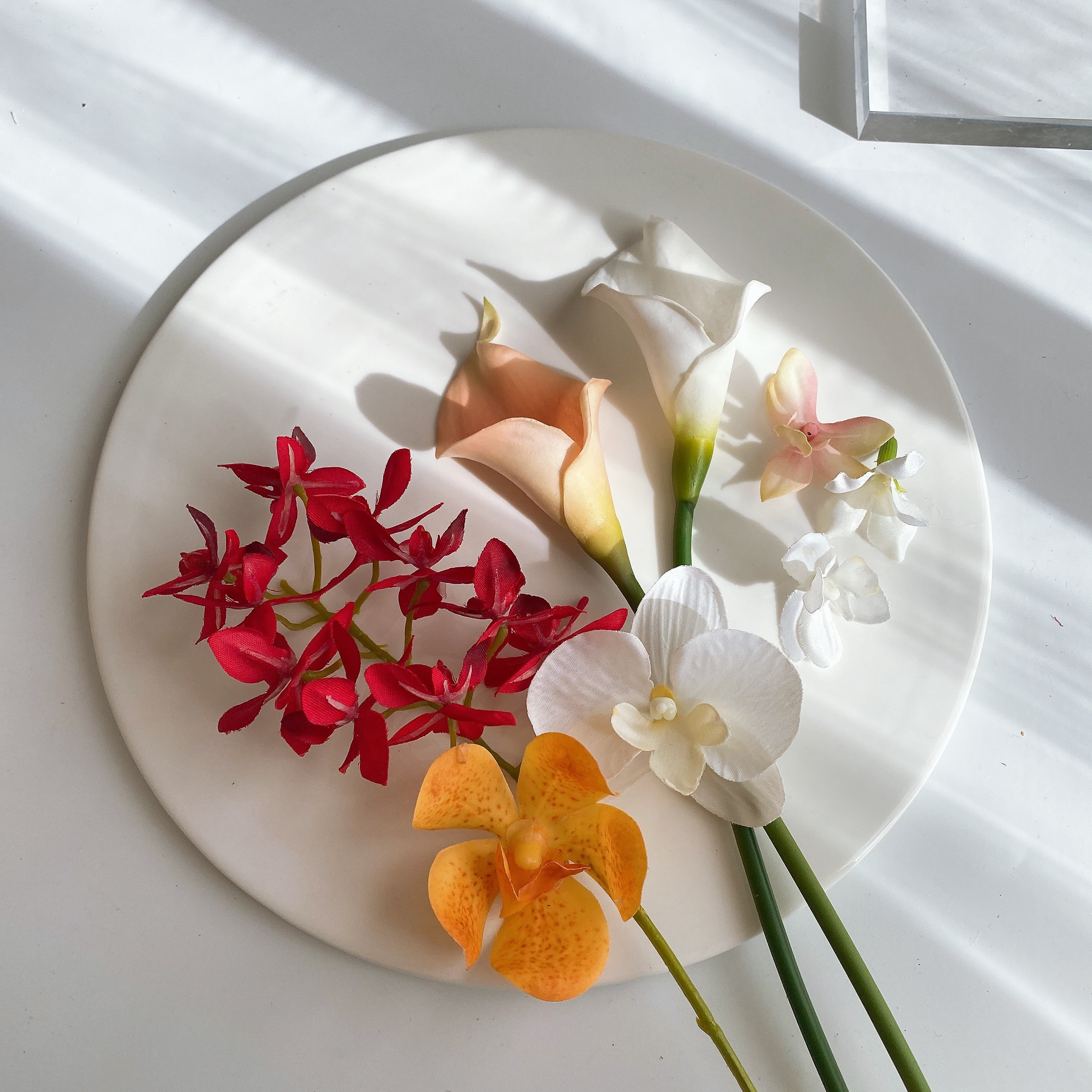 Calla lily headdress 結婚式　成人式　ヘッドドレス　ヘッドパーツ