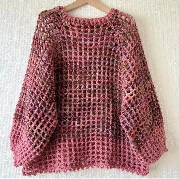 ⭐︎handmade⭐︎手編み かぎ針編みセーター ニット・セーター