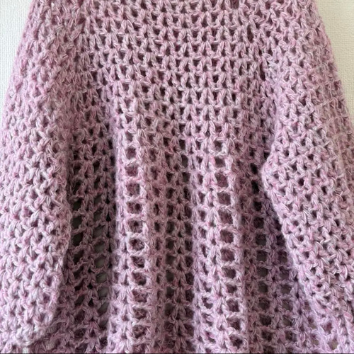 手編み風ピンクセーター 楽天市場】麻タッチ 透かし編みニット トップス レディース 春夏