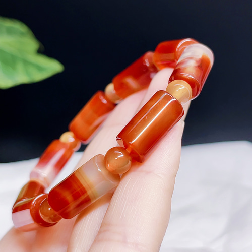 お得美品】南紅瑪瑙ブレスレット