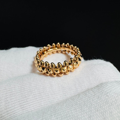 クラッシュ とげとげ スパイク リング ピンクゴールド 指輪・リング  