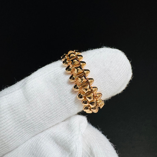 クラッシュ とげとげ スパイク リング ピンクゴールド 指輪・リング  