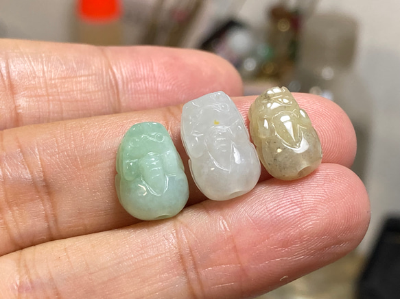本翡翠ネックレス 貔貅 薄い緑 ミャンマー産 【公式通販】
