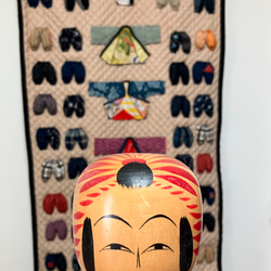 タペストリー　古布　着物　リメイク　壁掛け　 Old KIMONO 732f9404a661587d513e3f94222a88