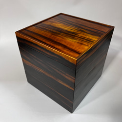 【希少美品】黒柿 茶箱 希少美品】黒柿 茶箱