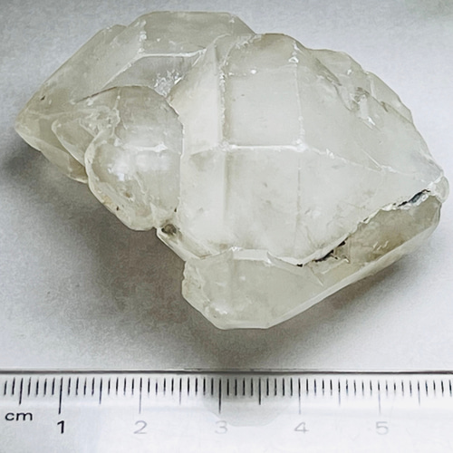 ルチル内包 スモーキー エレスチャル クォーツ 骸骨水晶 原石 ラフ