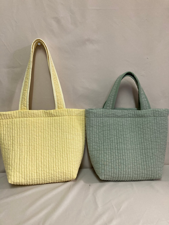 ヌビバッグ　トート　内ポケットDカン付き　手提げ(4色) ベビーピンク/チェリッシュ/ワイン/プラム 14枚目の画像
