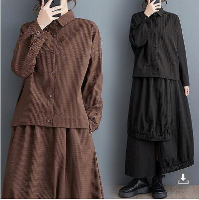 新品 セットアップ　上下セット　春 大きいサイズ 秋冬 長袖 レディース