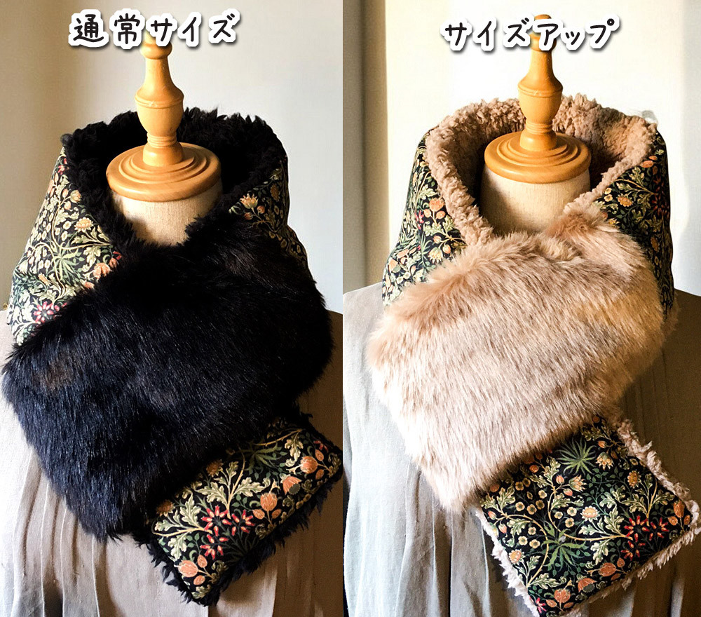 ◆早割◇選べるモリス・ダブルボウのふわもこマフラー◇数量限定